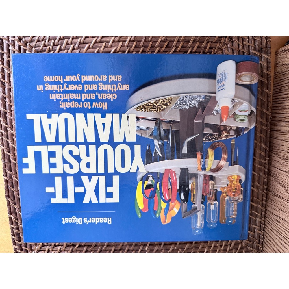 Reader's Digest Fix-It-Yourself Manual 1980 Hardcover Home Repair DIY Guide